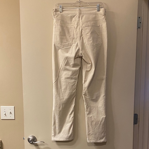 J Crew Cream corduroy pants - Picture 4 of 4